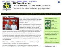 Tablet Screenshot of jdtreeservice.net